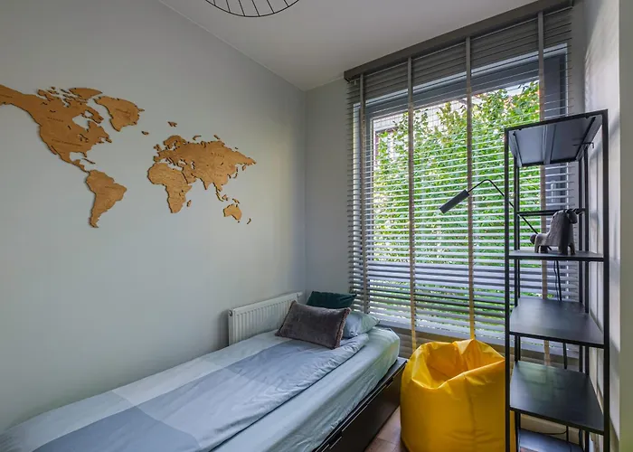 Amber Glow By - 3 Bedrooms, Parking Apartment Zoppot